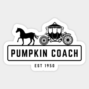 Pumpkin Coach Sticker